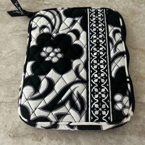 Vera Bradley Night and Day Tablet Sleeve Black and White Floral Computer